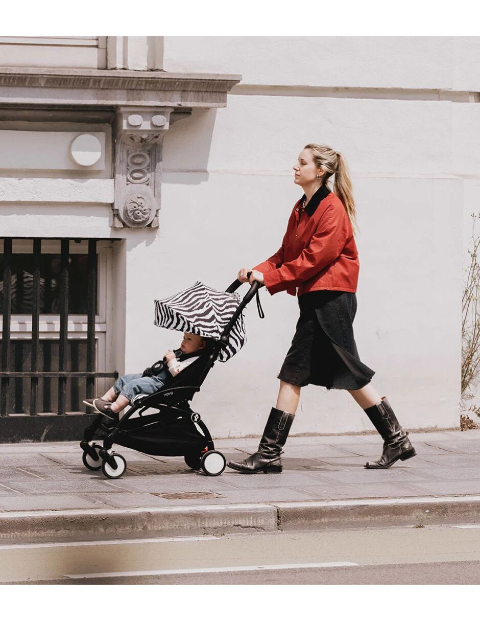 Carriola ultracompacta Yoyo 3 Wild Cebra Stokke plegable