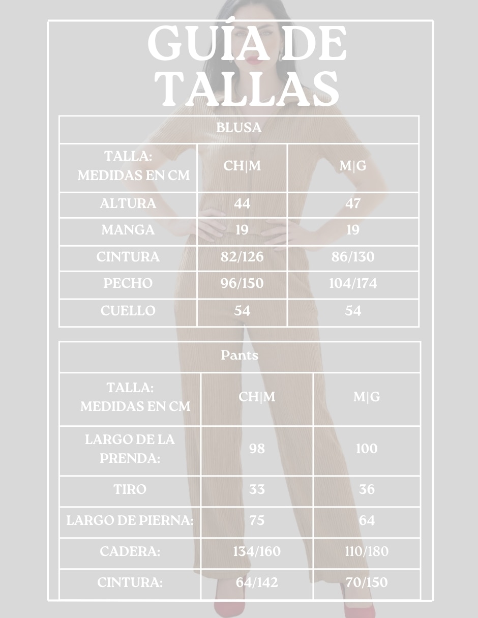 Conjunto casual malabis para mujer