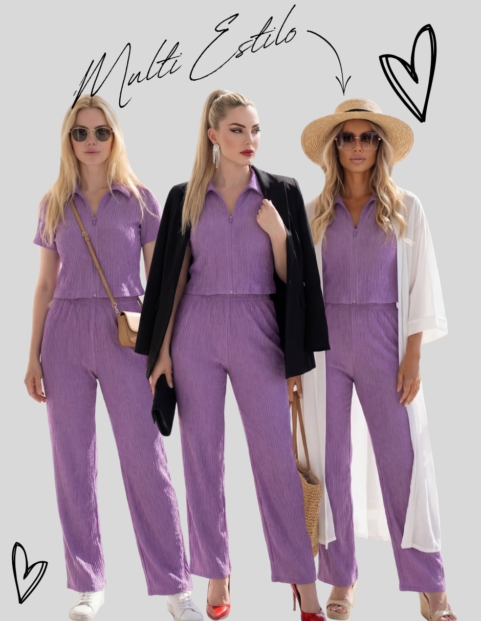 Conjunto casual malabis para mujer