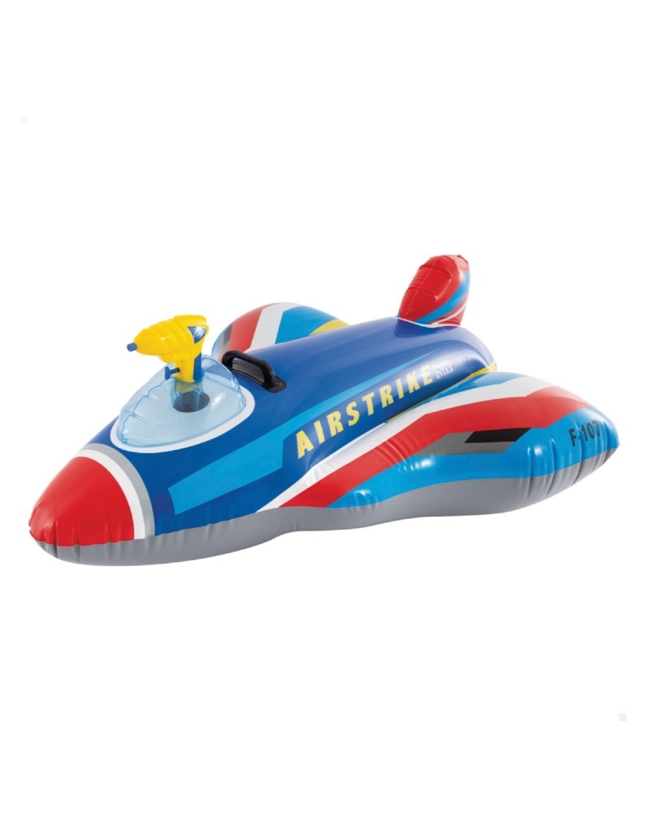 Inflable acuático forma de avión