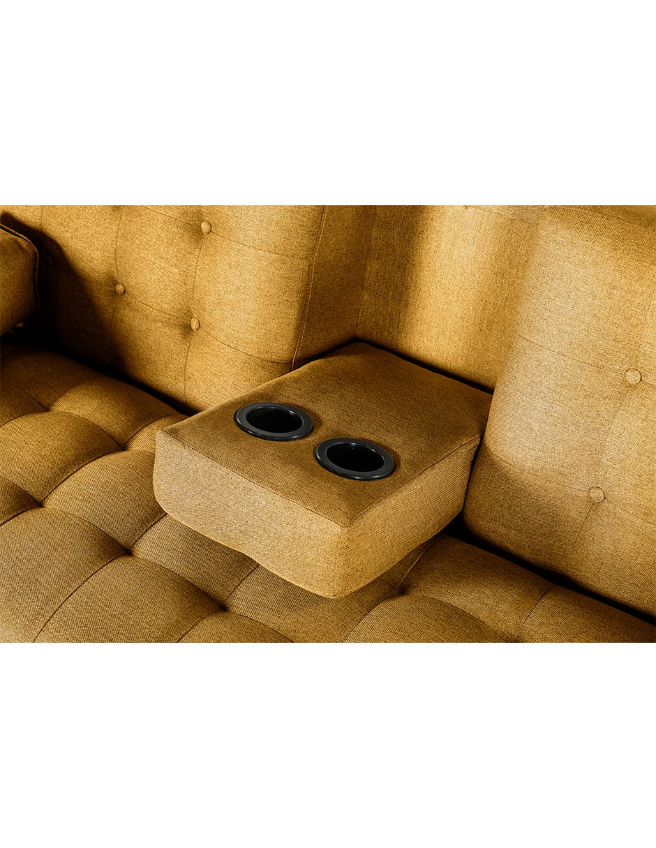 Sofá cama armable Queen con Memory Foam de lino 8