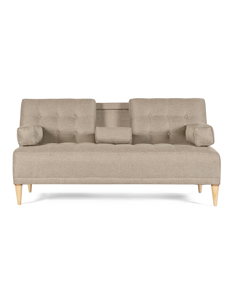 MAKORA Sofá cama armable Queen con Memory Foam Makora de lino