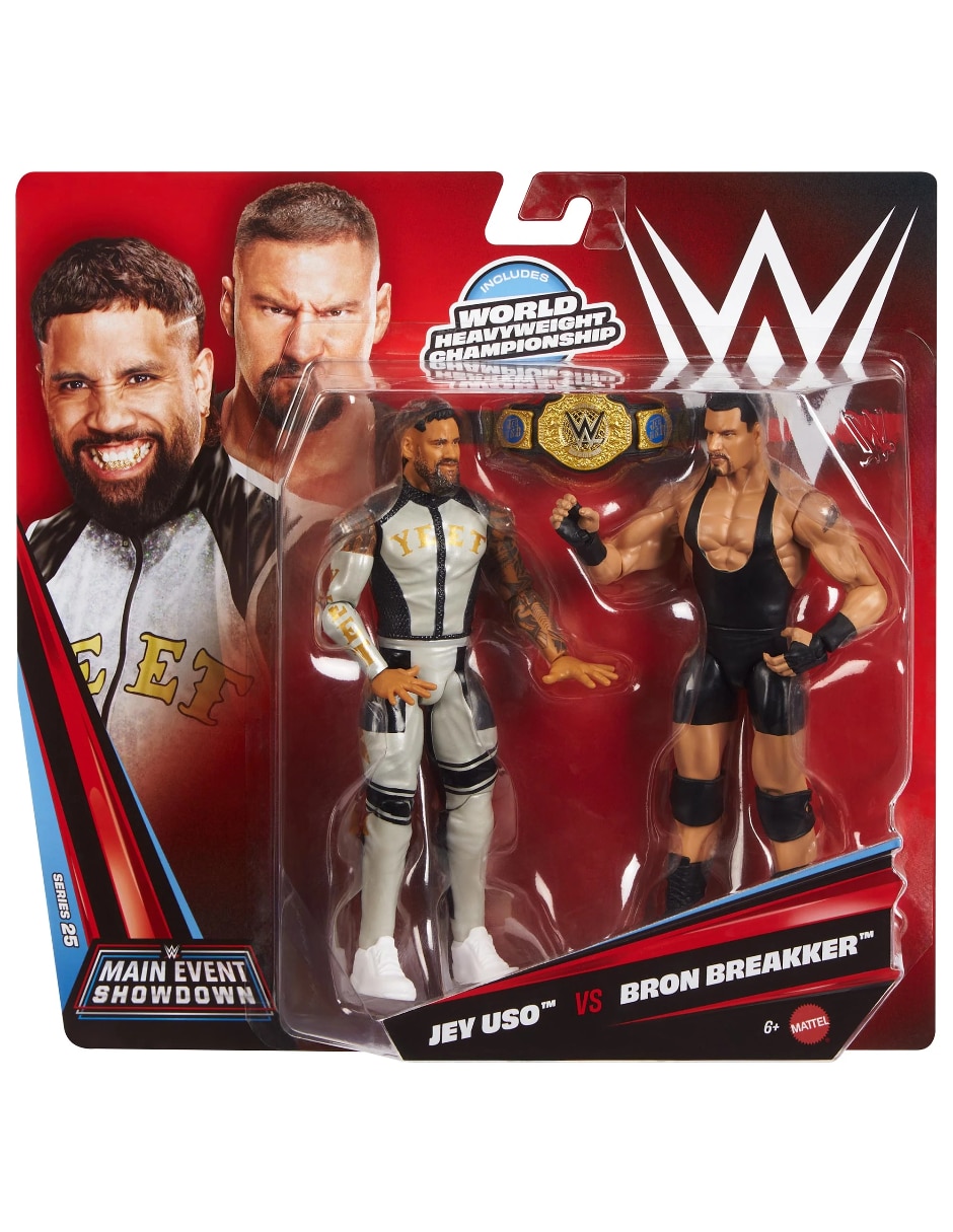 Set de figura de colección articuladas wwe collectors Mattel reflectante