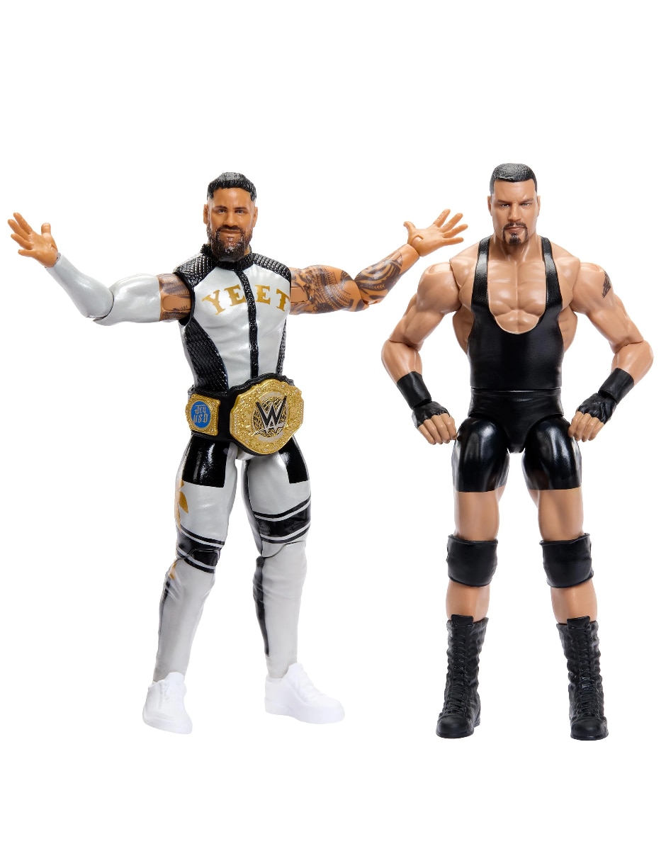 Set de figura de colección articuladas wwe collectors Mattel reflectante