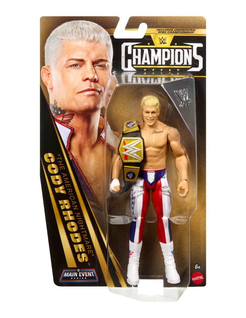 Figura de colección articulada Wwe Cody ultimate Mattel