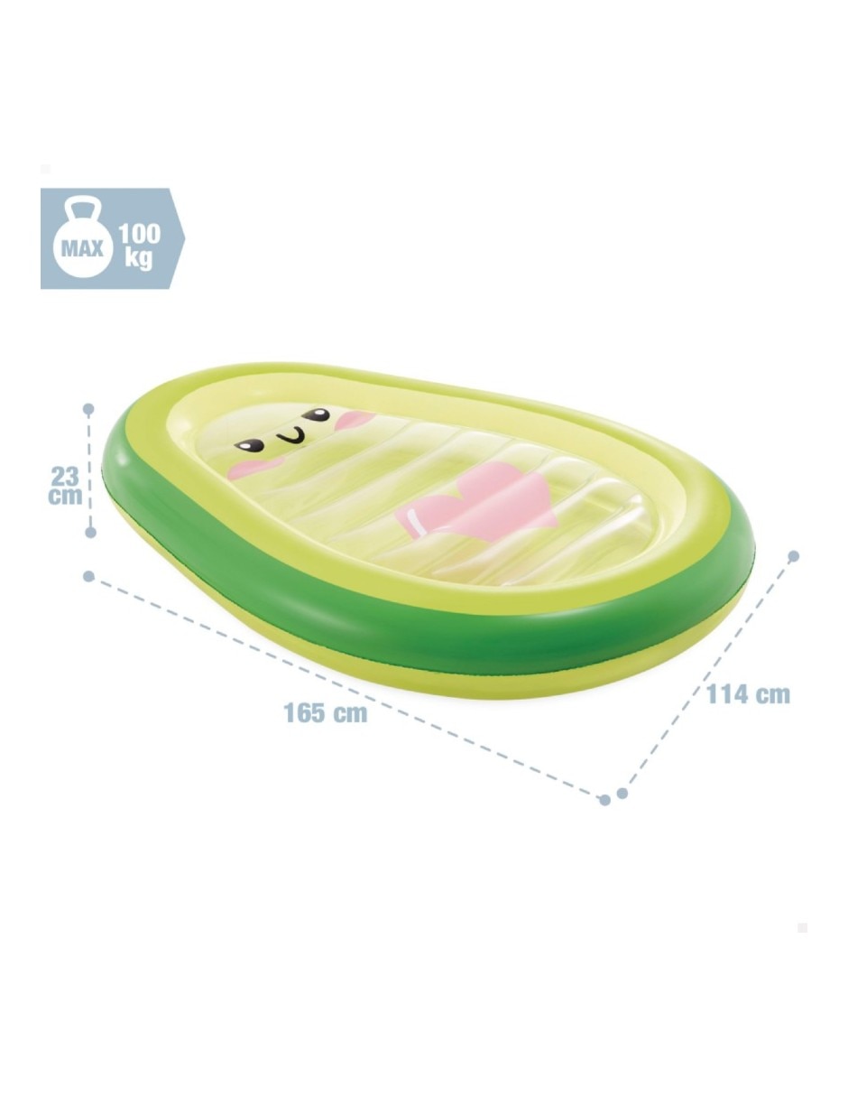 Inflable acuático forma de aguacate 2