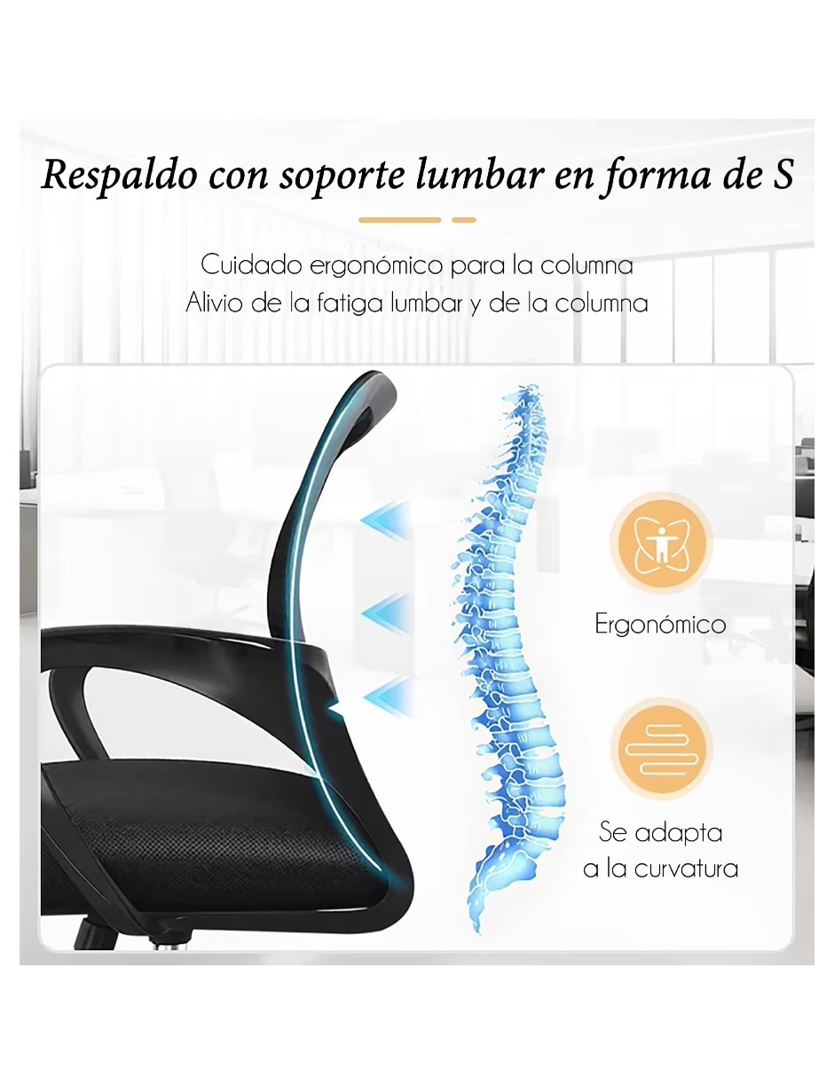 Silla de escritorio SIN FAMILIA O COLECCION U SHOP MEXICO de Mezcla de materiales