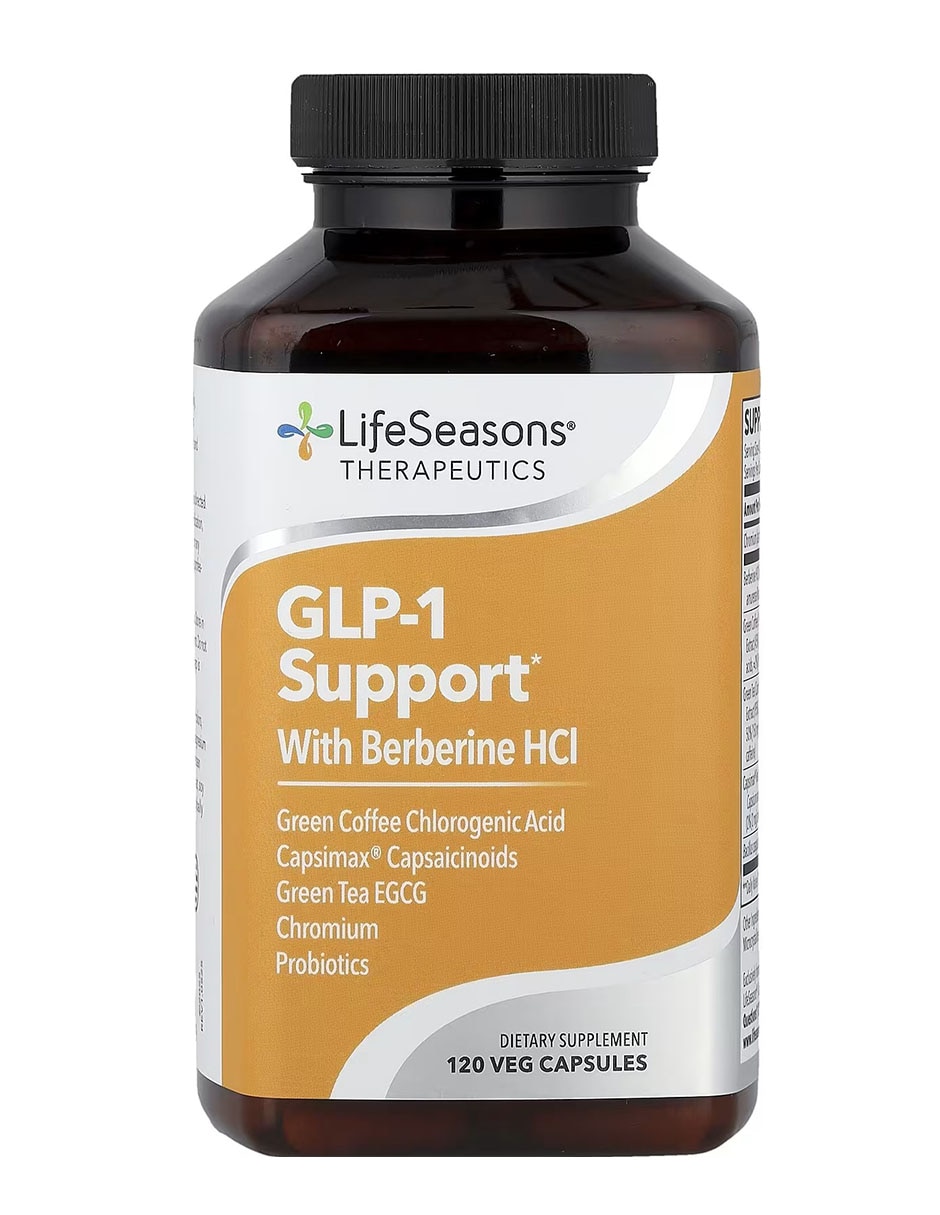 Soporte GLP-1 con clorhidrato de berberina de 120 cápsulas