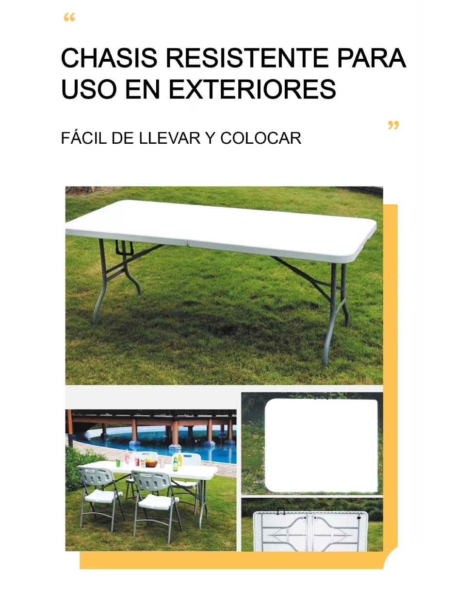 Kit/Set/Mesa plegable U SHOP MEXICO SIN FAMILIA O COLECCION