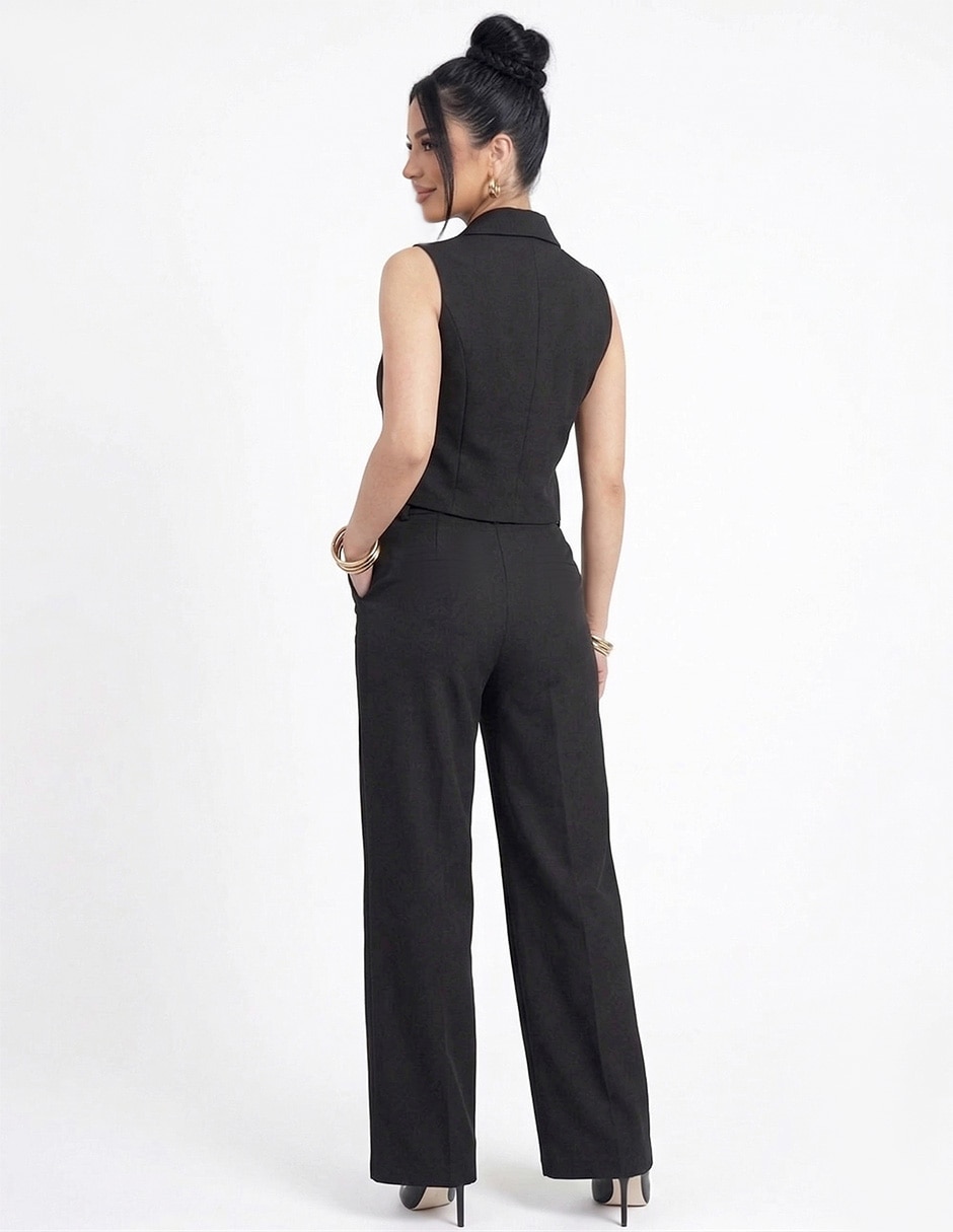 Conjunto business casual Forever Ch de algodón para mujer