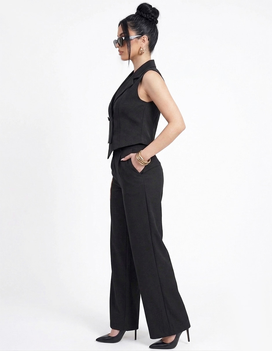 Conjunto business casual Forever Ch de algodón para mujer