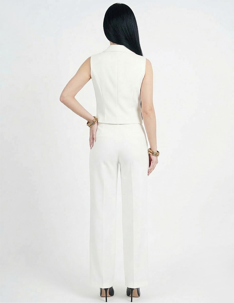 Conjunto business casual de algodón para mujer 2