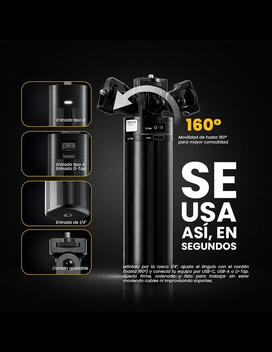 Batería recargable de repuesto Livlux 25000 mAh P50