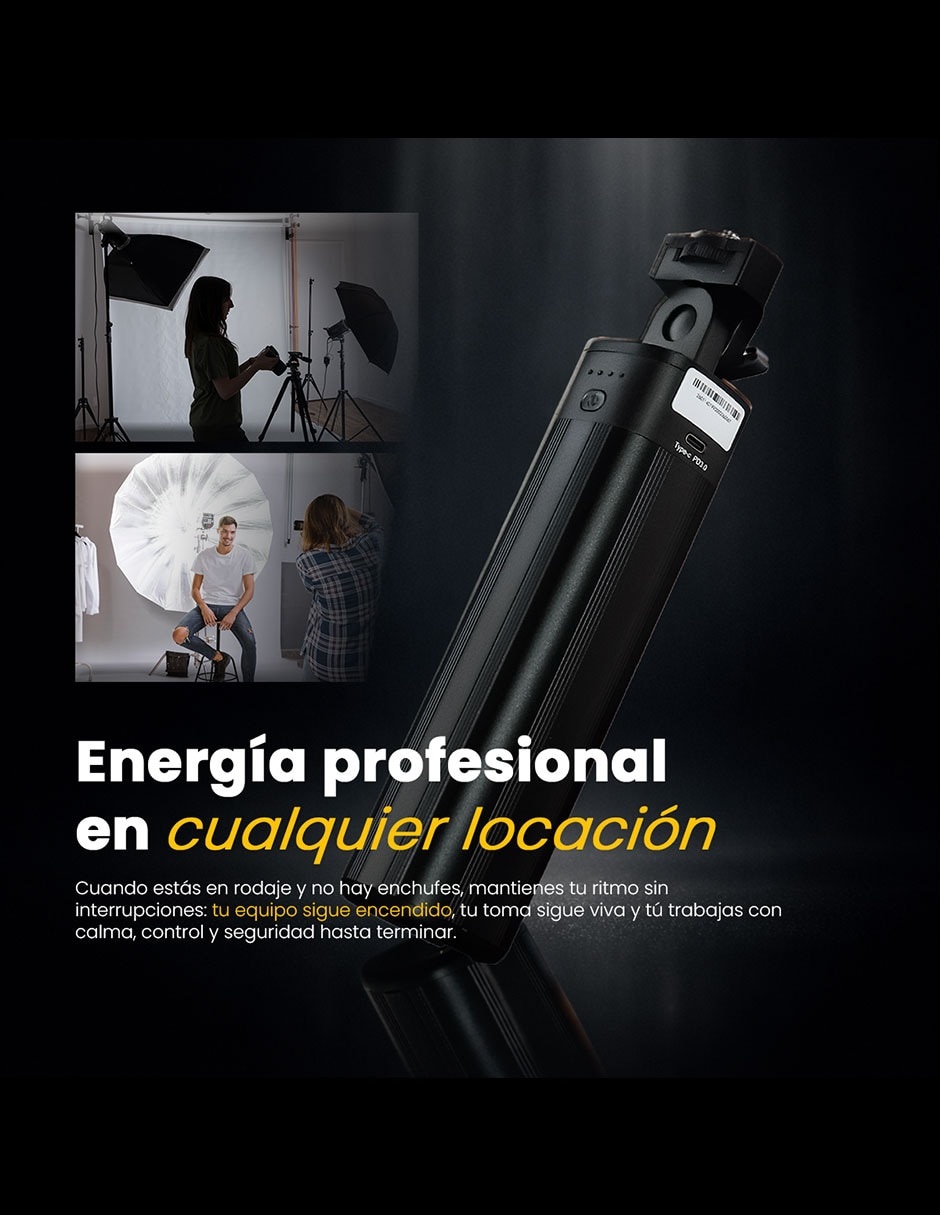 Batería recargable de repuesto Livlux 25000 mAh P50
