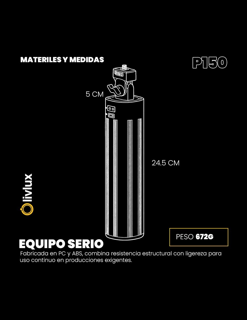 Batería recargable de repuesto Livlux 25000 mAh P50