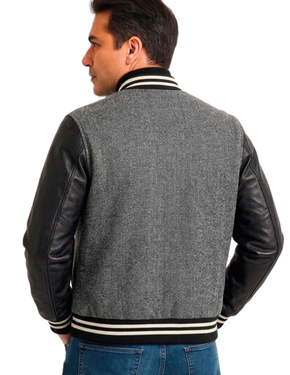 Chamarra beisbolera impermeable para hombre 6