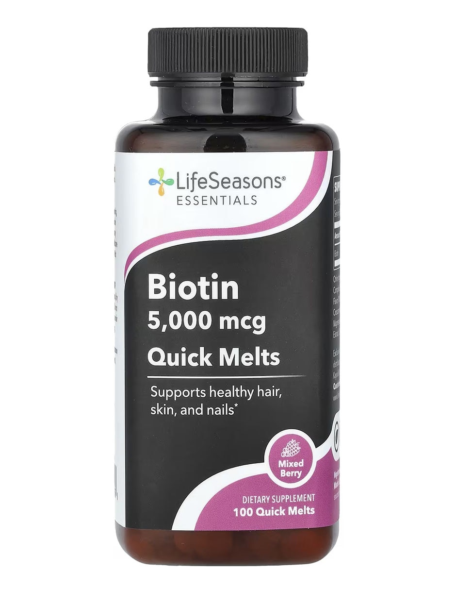 Biotina sabor frutos rojos de 100 tabletas