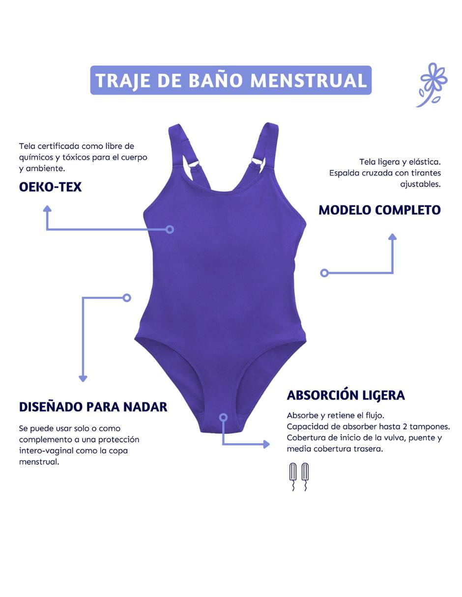 Traje de baño menstrual flujo ligero 4