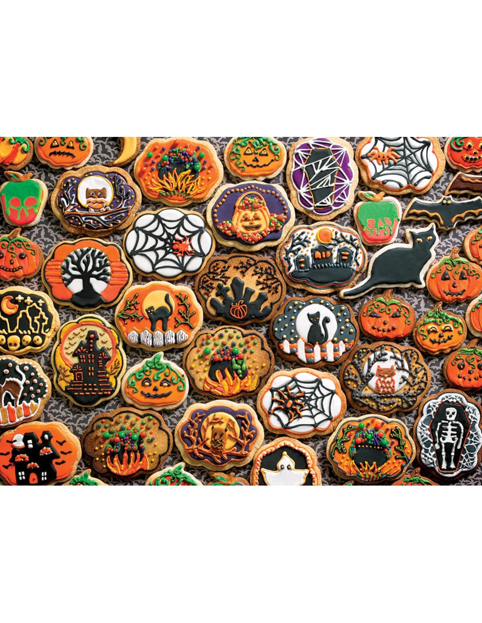 Rompecabezas Postres Galletas de Halloween Cobble Hill 1000 piezas