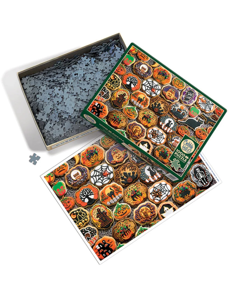 Rompecabezas Postres Galletas de Halloween Cobble Hill 1000 piezas