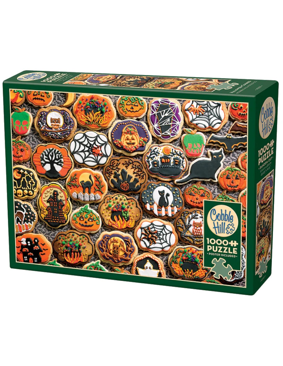 Rompecabezas Postres Galletas de Halloween Cobble Hill 1000 piezas
