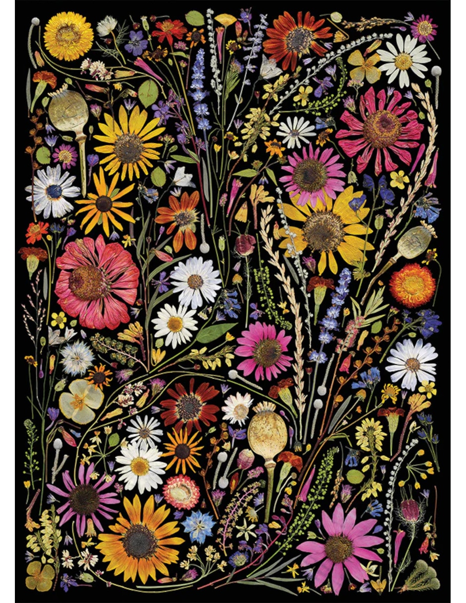 Rompecabezas Flores Felicidad Cobble Hill 1000 piezas