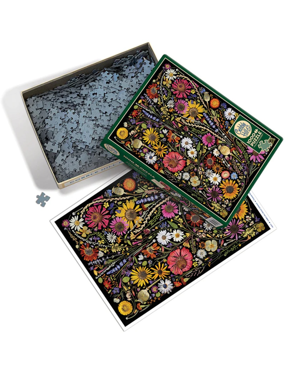 Rompecabezas Flores Felicidad Cobble Hill 1000 piezas