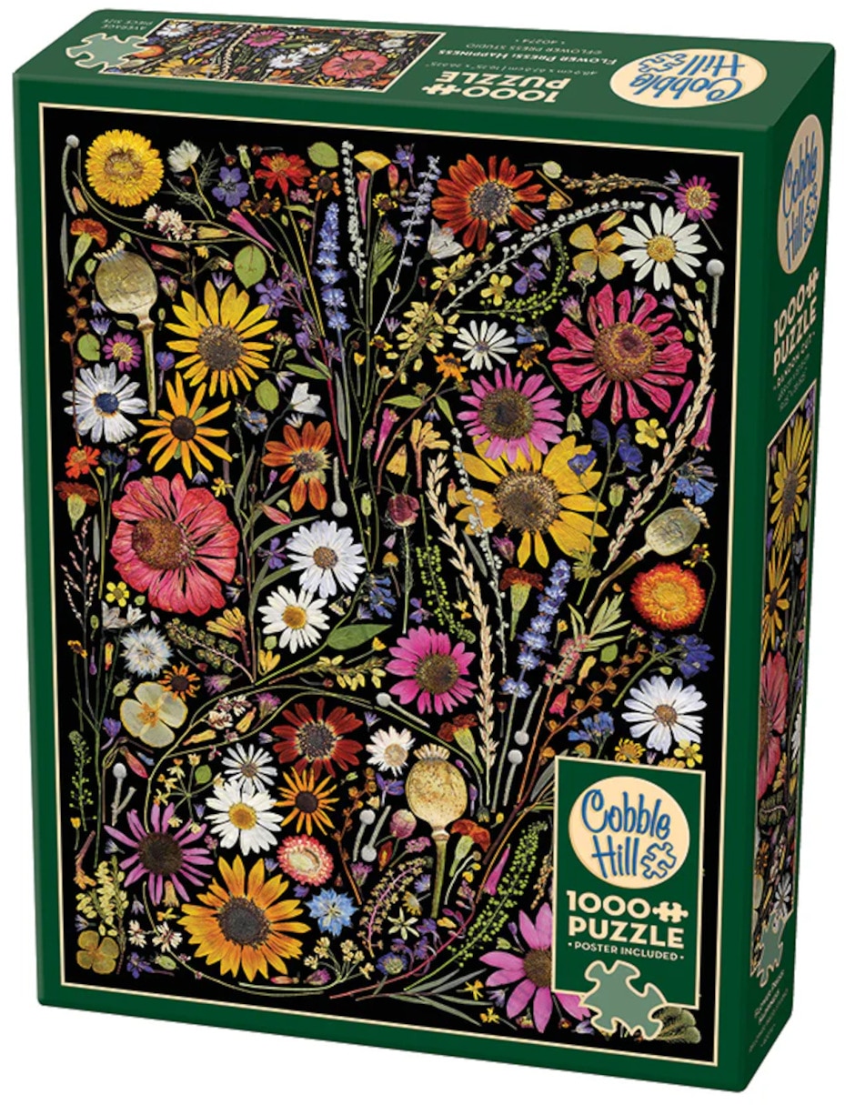 Rompecabezas Flores Felicidad Cobble Hill 1000 piezas