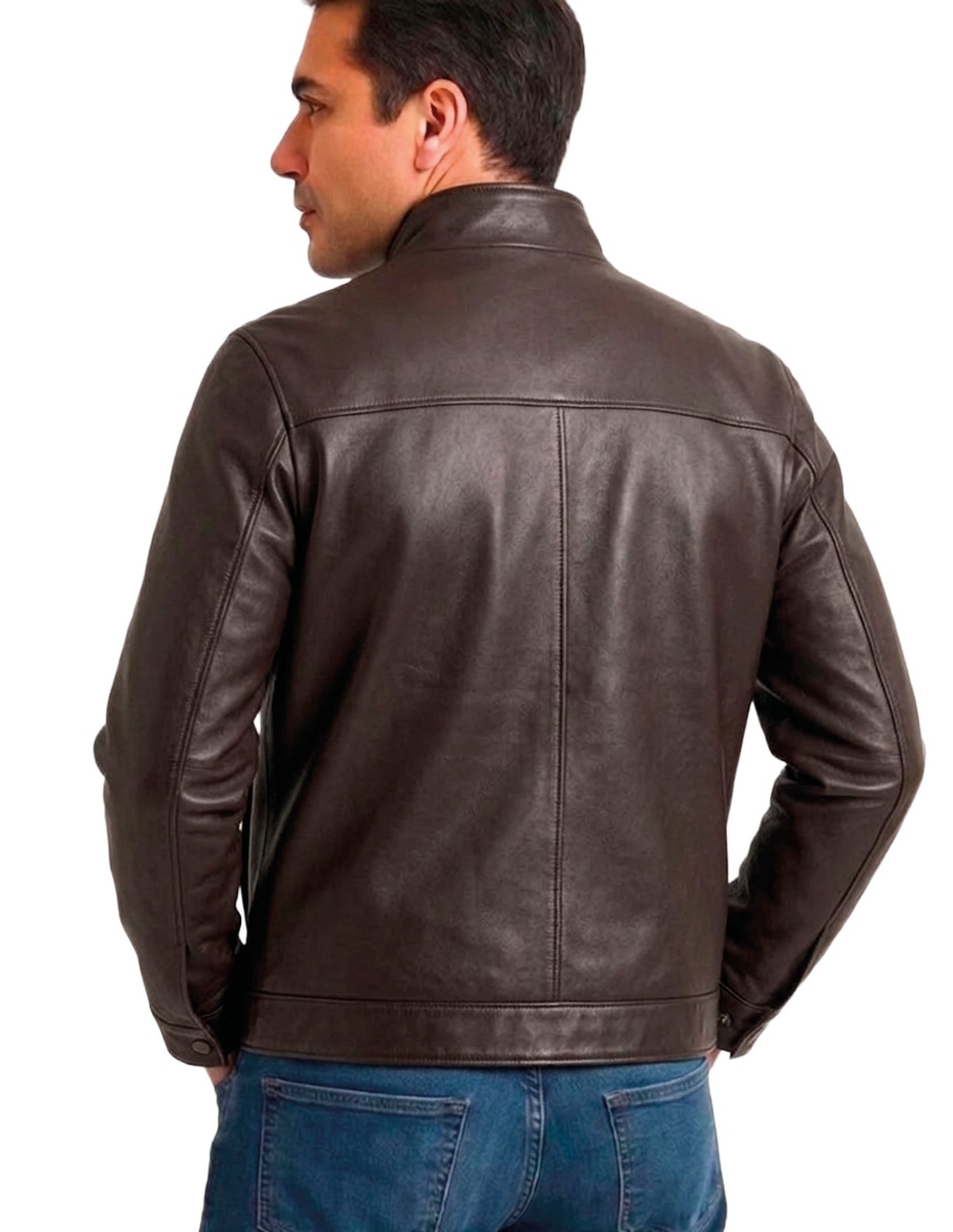 Chamarra Casual LASTWOLF No de Piel Sin capucha para hombre