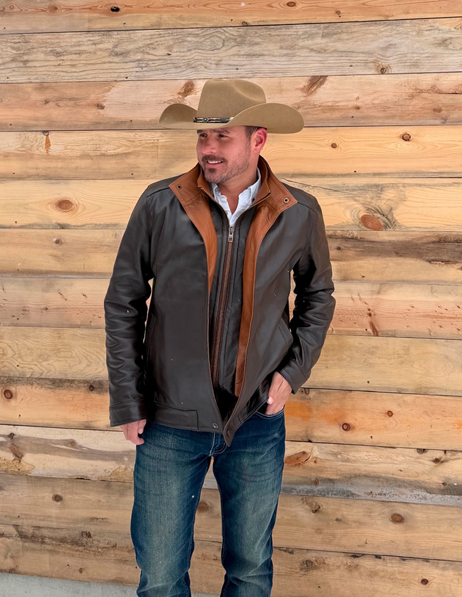 Chamarra Casual LASTWOLF No de Piel Sin capucha para hombre