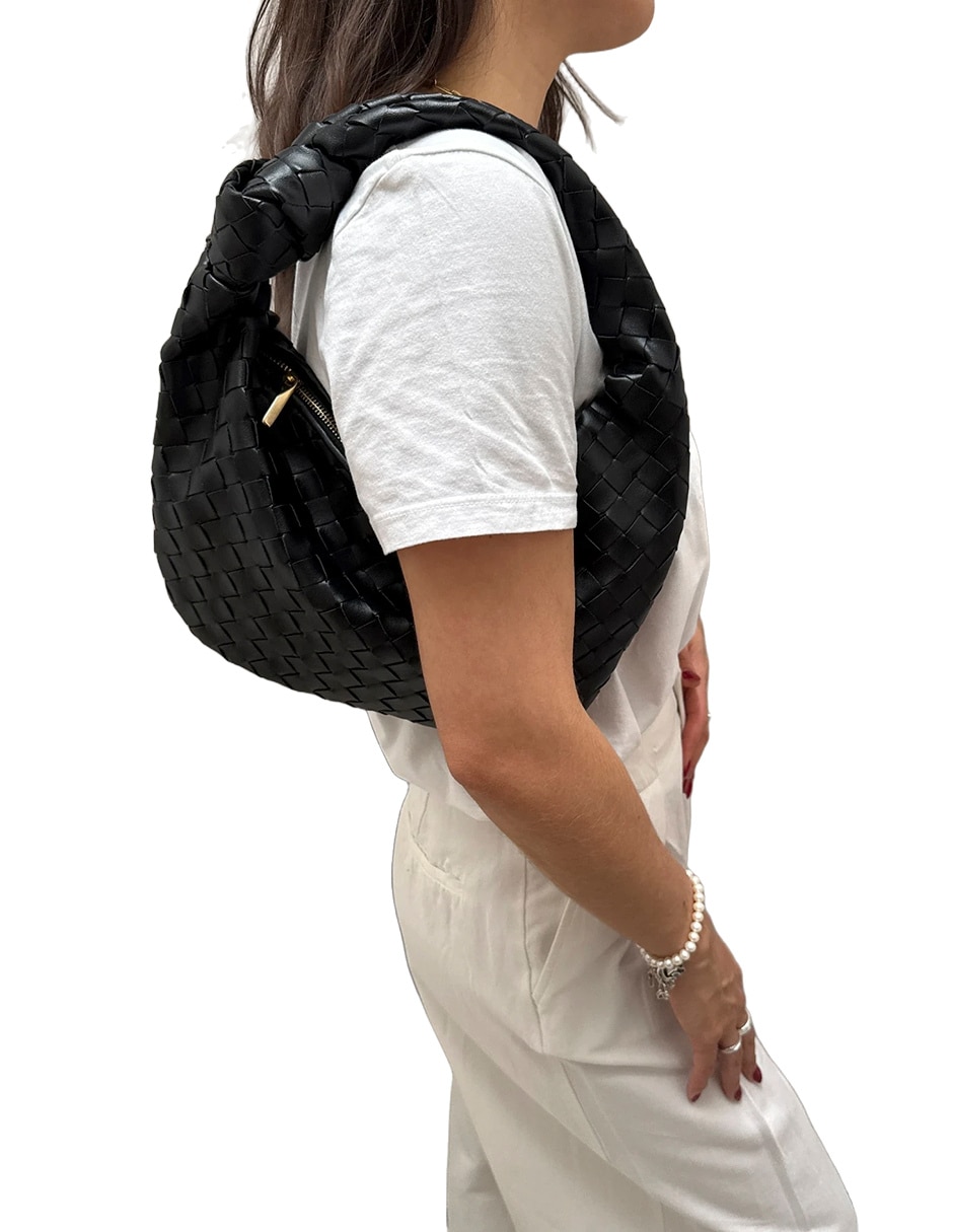 Bolsa hobo Sofia de piel para mujer 5