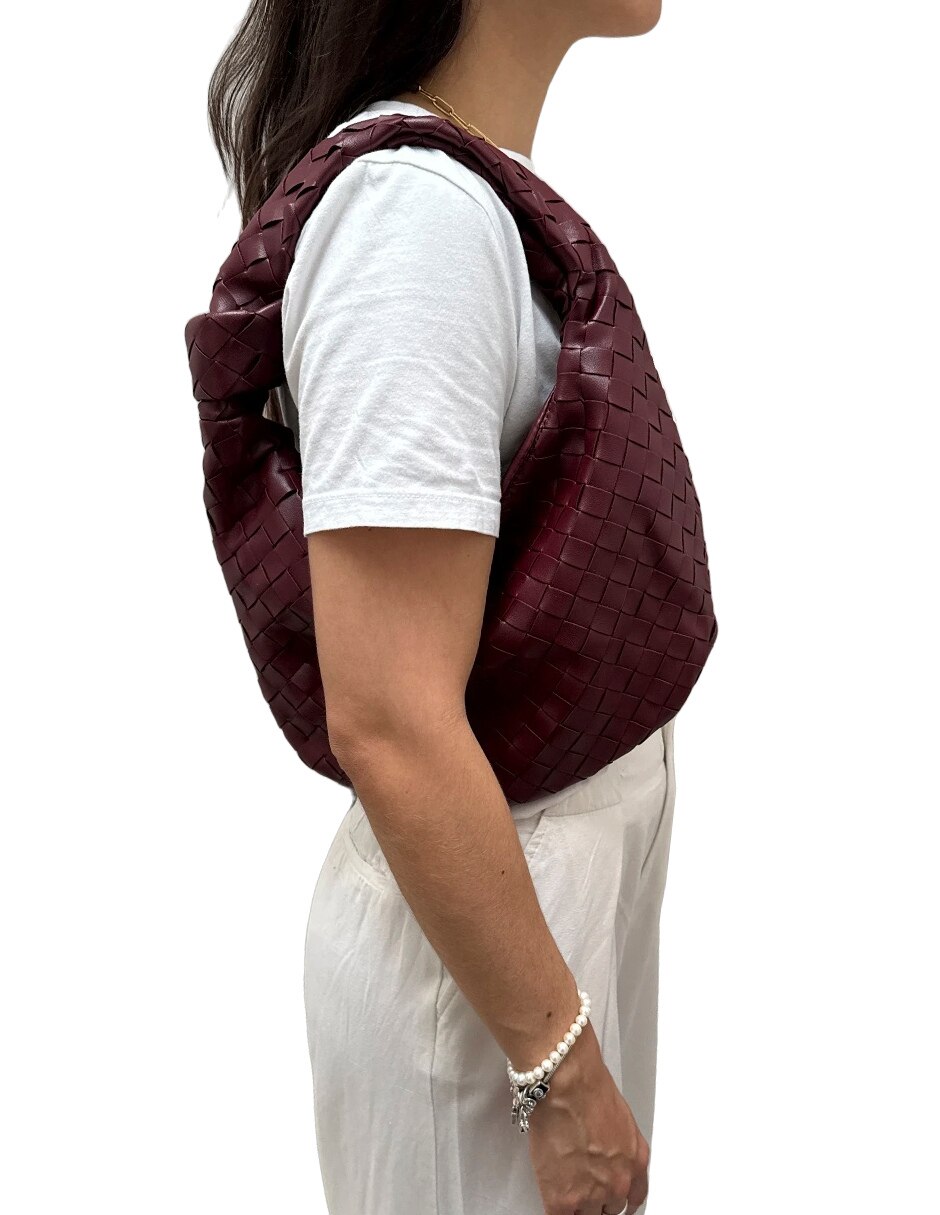 Bolsa hobo Sofia de piel vegana para mujer 5