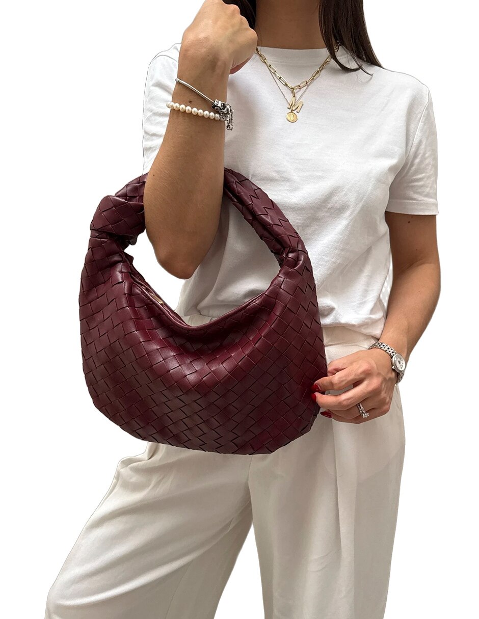Bolsa hobo Sofia de piel vegana para mujer 6