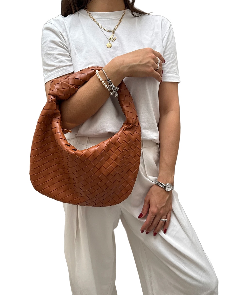 Bolsa hobo Sofia de piel para mujer 4