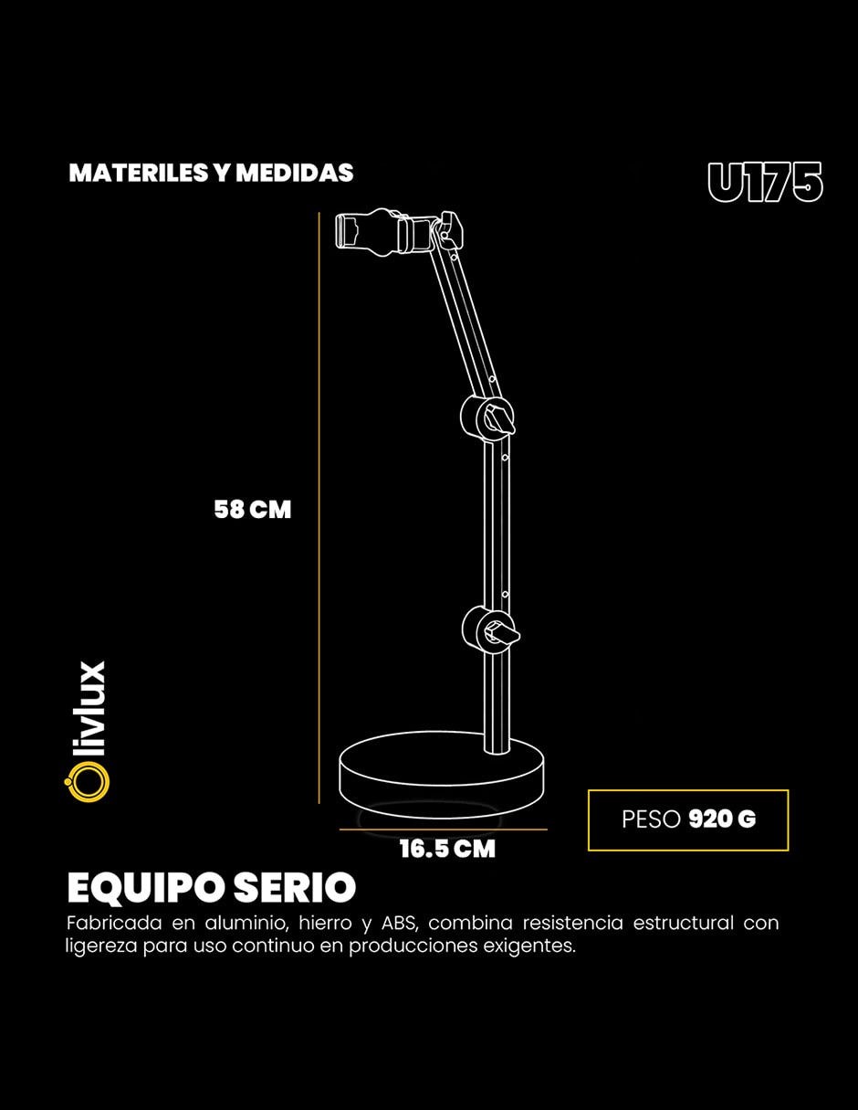 Soporte para celular Livlux Inalámbrica