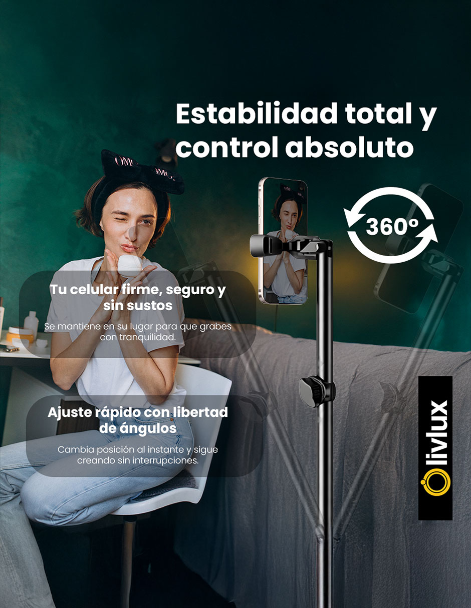 Soporte para celular Livlux Inalámbrica