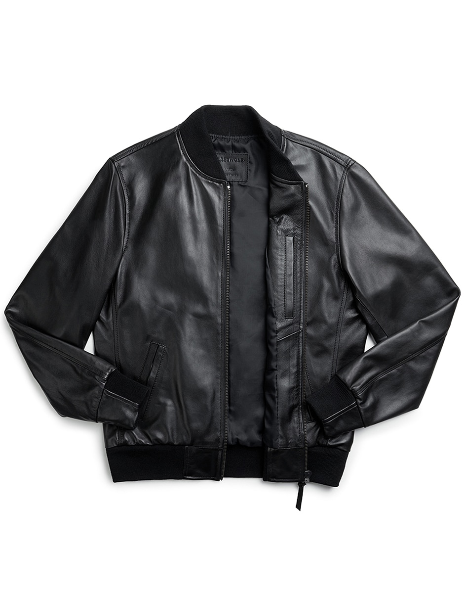 Chamarra Bomber LASTWOLF No de Piel Sin capucha para hombre