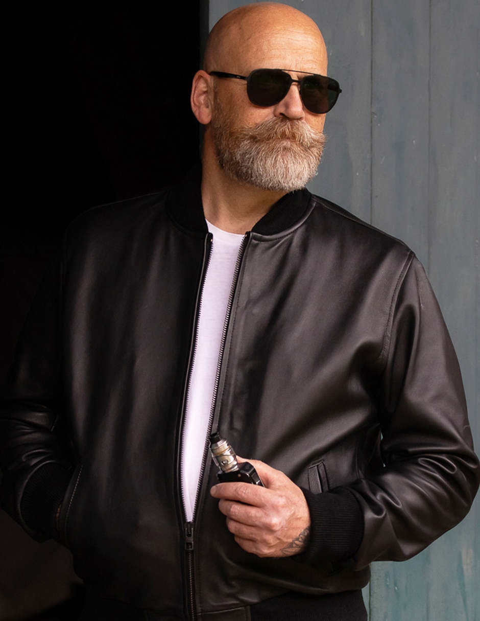 Chamarra Bomber LASTWOLF No de Piel Sin capucha para hombre