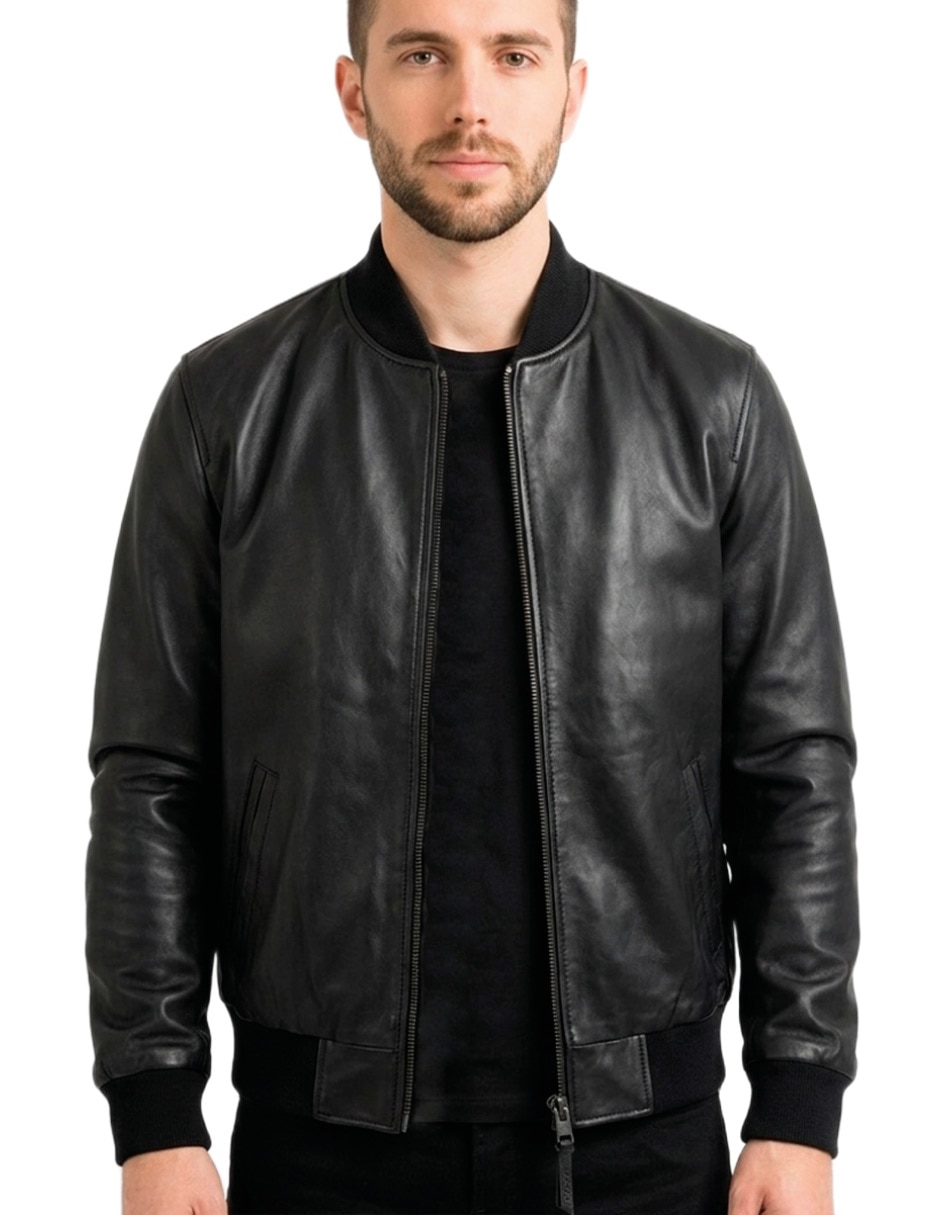 Chamarra Bomber LASTWOLF No de Piel Sin capucha para hombre