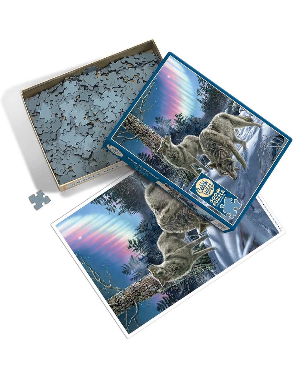 Rompecabezas Auroras boreales Cobble Hill 500 piezas