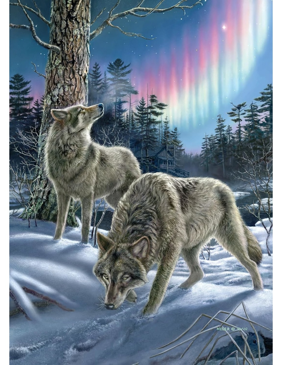 Rompecabezas Auroras boreales Cobble Hill 500 piezas