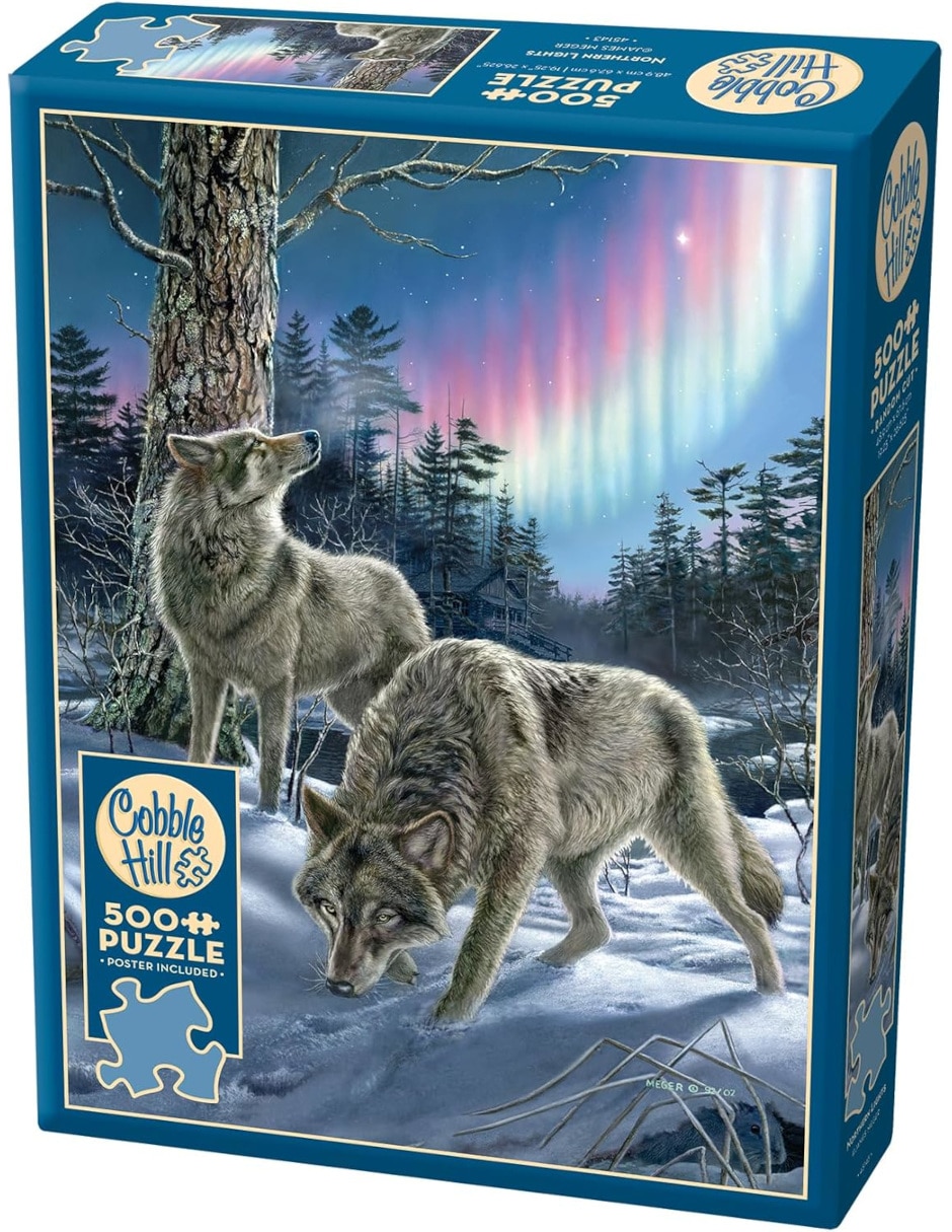 Rompecabezas Auroras boreales Cobble Hill 500 piezas