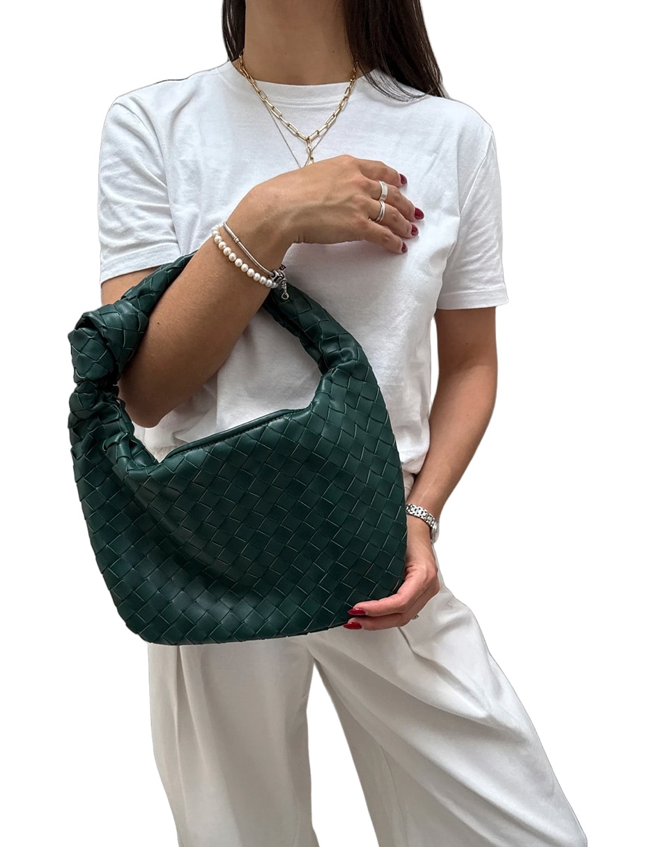 Bolsa hobo Sofia de piel para mujer 4
