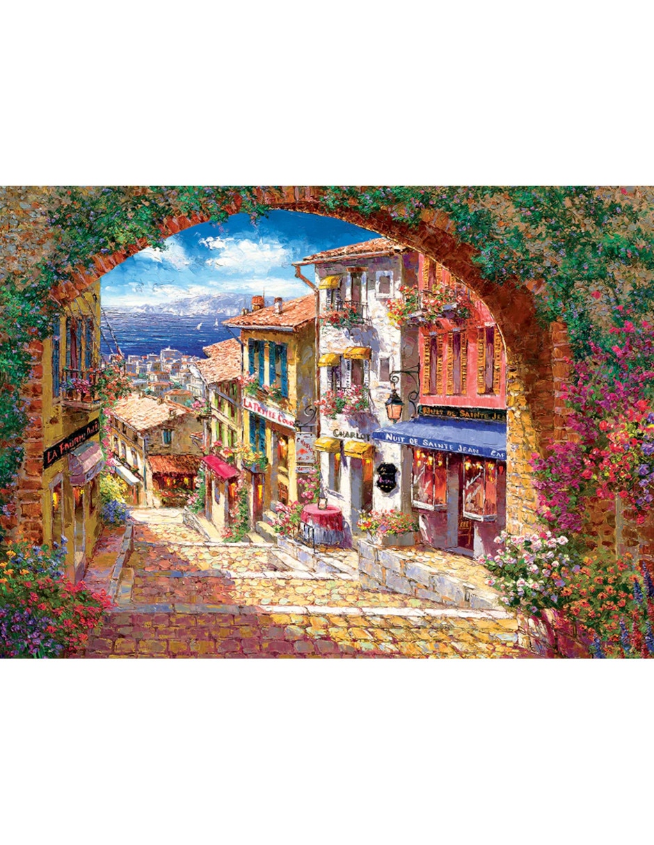 Rompecabezas Paisaje Arco a Cagne Cobble Hill 500 piezas