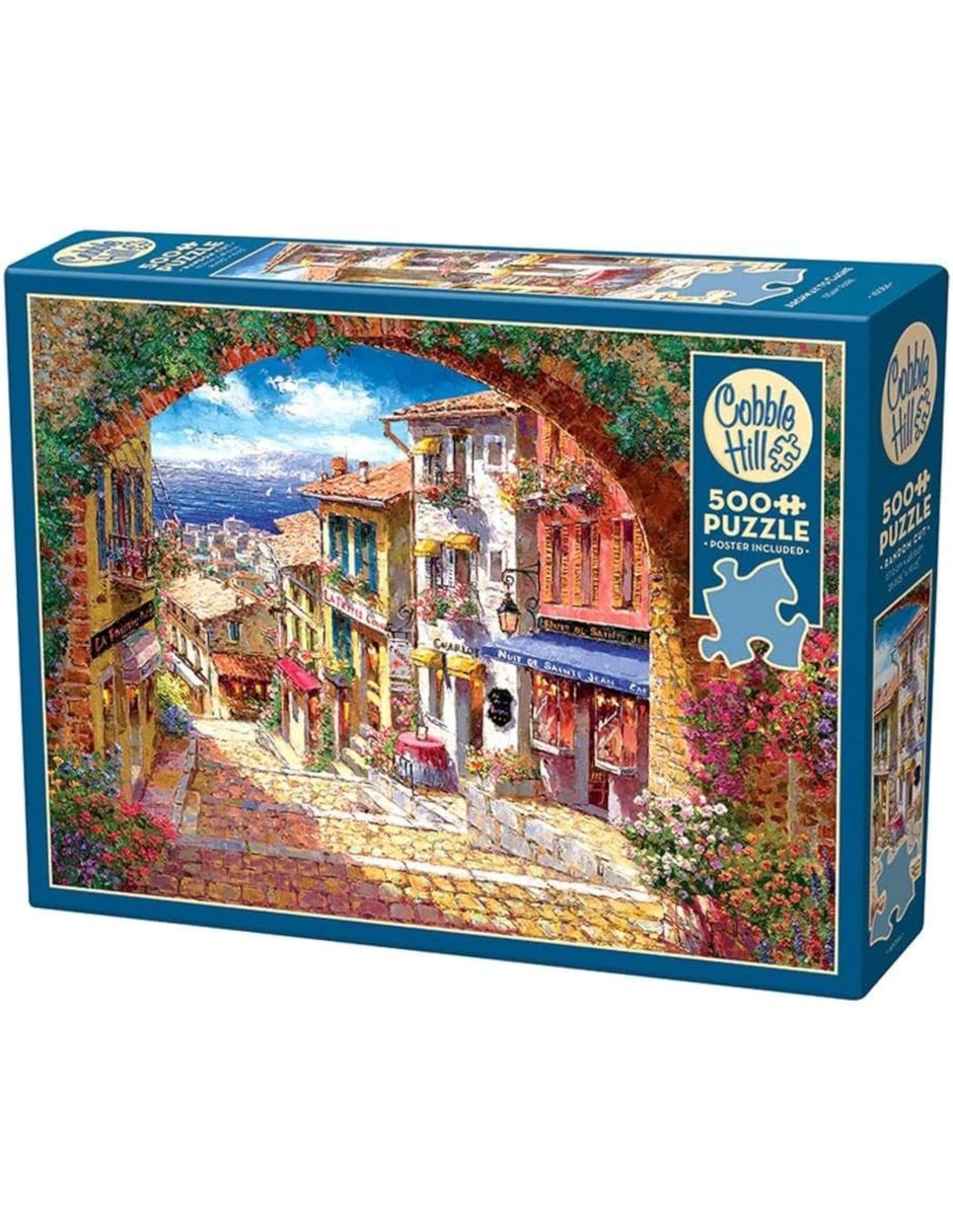 Rompecabezas Paisaje Arco a Cagne Cobble Hill 500 piezas