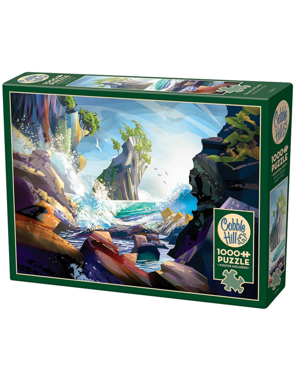 Rompecabezas Mar Olas costeras Cobble Hill 1000 piezas