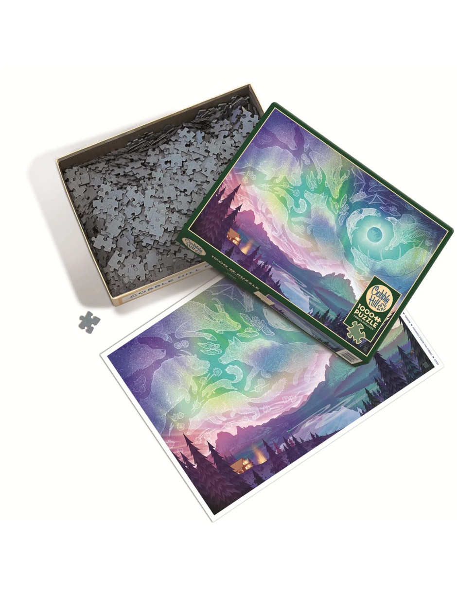 Rompecabezas Aurora Boreal Cobble Hill 1000 piezas