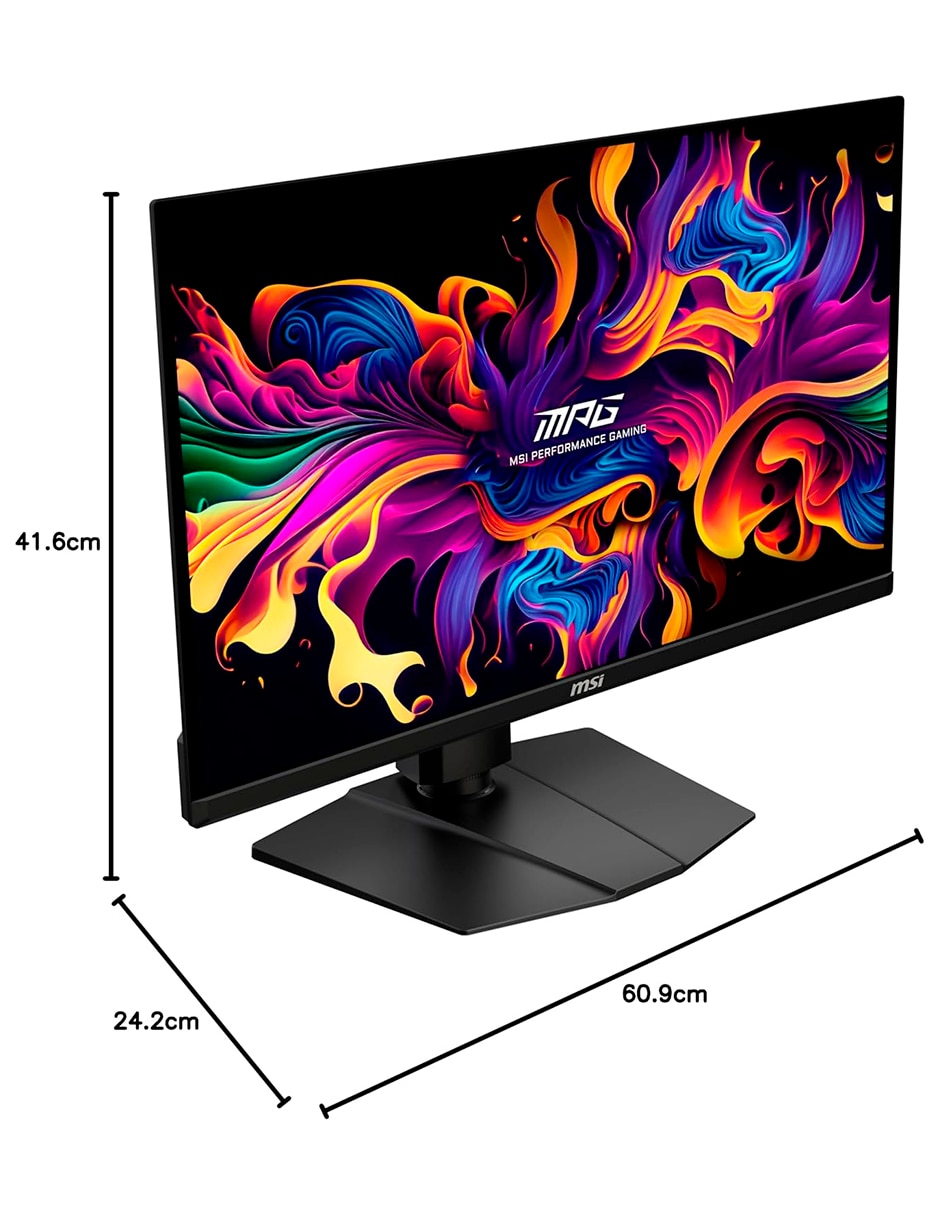 Monitor gamer MSI MAG 271QPX QD-OLED IPS WQHD 27 pulgadas