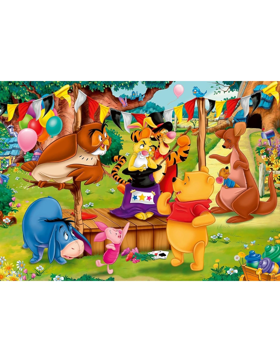 Rompecabezas película Winnie the Pooh Espectáculo de magia Ravensburger 60 piezas