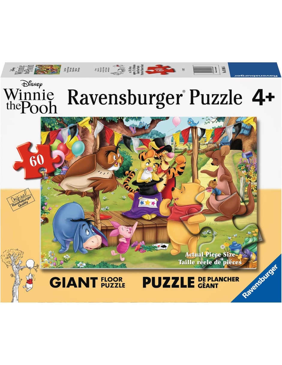 Rompecabezas película Winnie the Pooh Espectáculo de magia Ravensburger 60 piezas